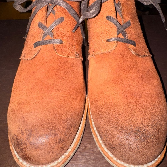 Wolverine 1000 Mile Latham Boots Men's 10 Rust Rough Out Leather MADE IN USA - Picture 5 of 16